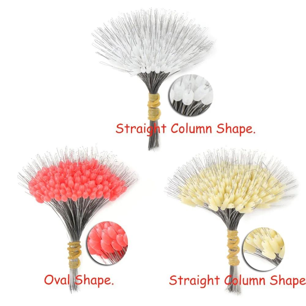 300Pcs Silicon Space Bean Fishing Float Resistant Anti-Strand Fish Line Spacebean Fishing Tackle Accessories