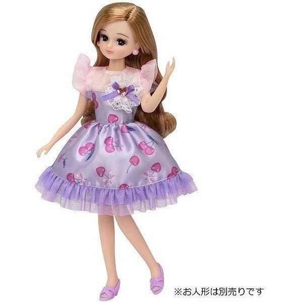 Licca-chan Dress LW-03 Sweet Cherry (Licca-chan Doll Dress-Up Girls Takara Tomy)