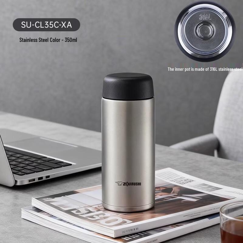 Zojirushi SU-CL35C 350ml Stainless Steel Vacuum Mug