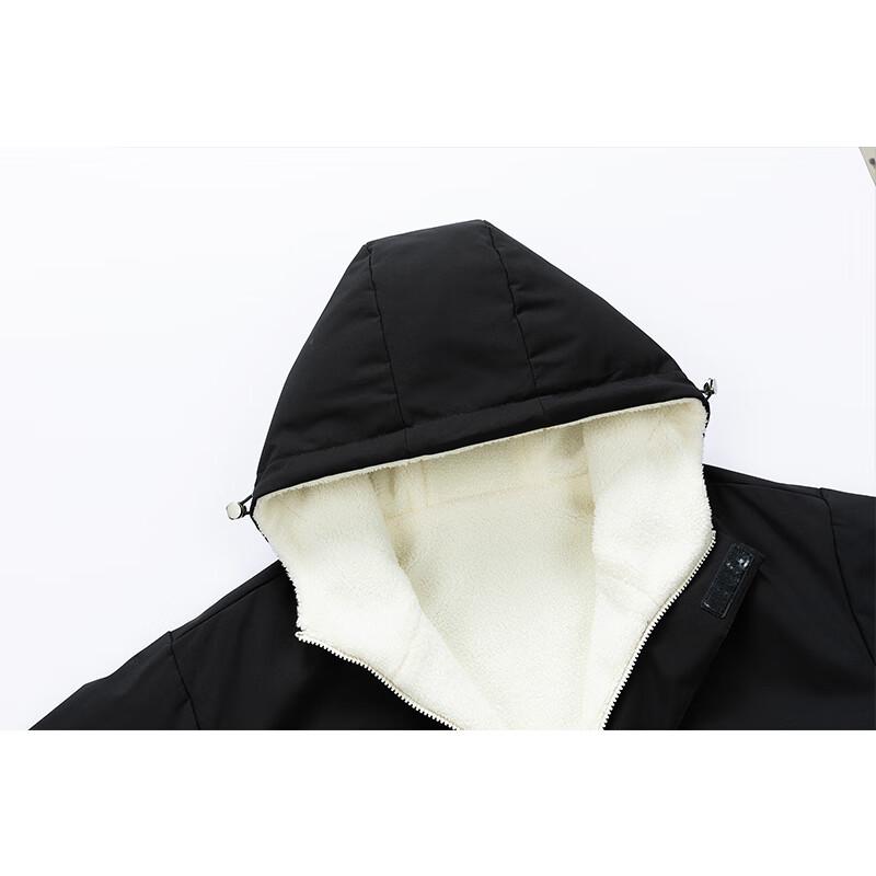 Men's Reversible Hooded Fleece Jacket