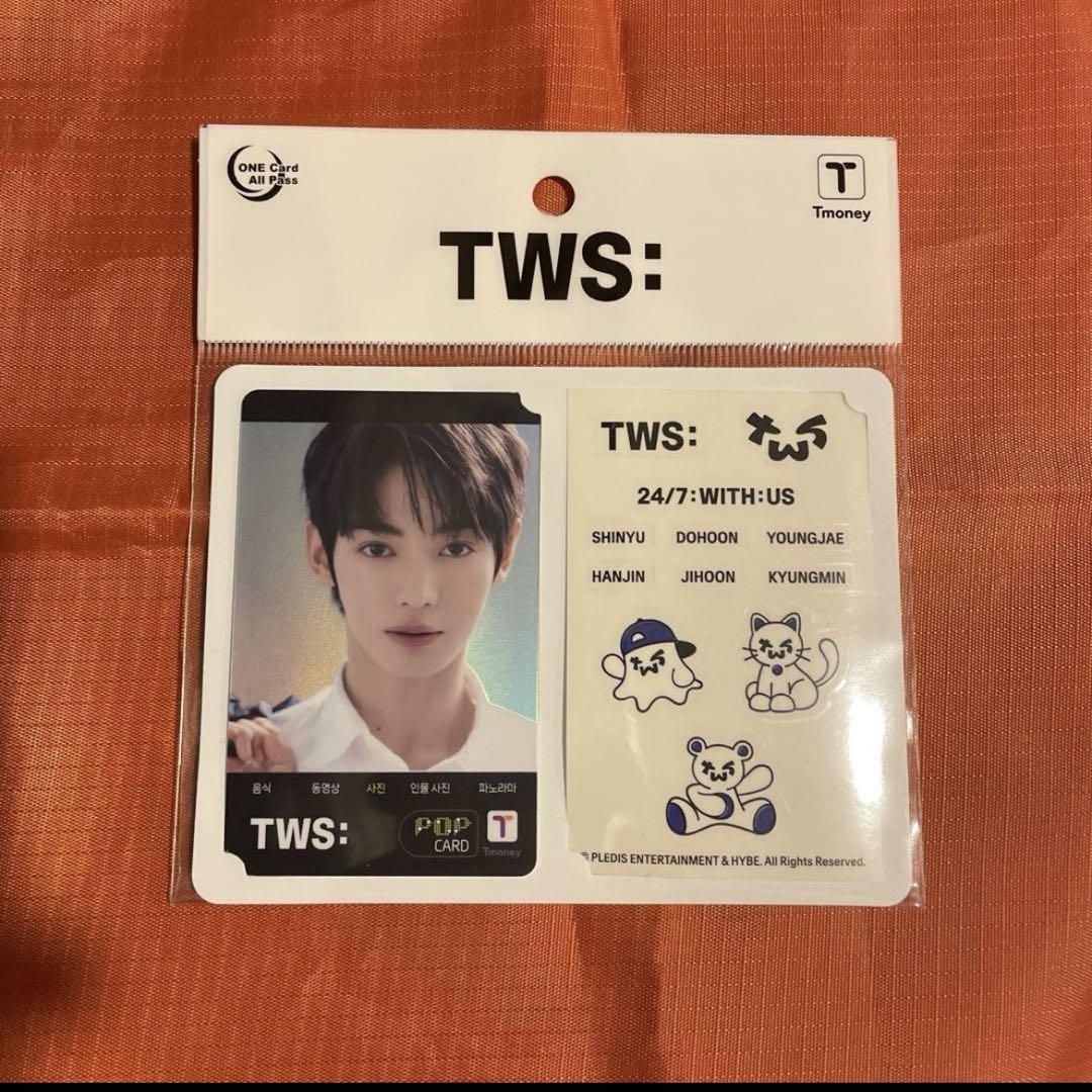 

[USED] TWS Hanjin Korea Transportation Card tMoney Card Sticker