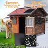 Outdoor Pet House Cooling Solar Panel Enclosure Fan Fan Dog For Pet Exhaust Ventilation Campers L5X5