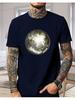 Retro Silver Shiny Disco Ball Graphic Unisexs Cotton Short Sleeve Tee 70s 80s Dance Party Club Music Lover Casual Street Daily Tops