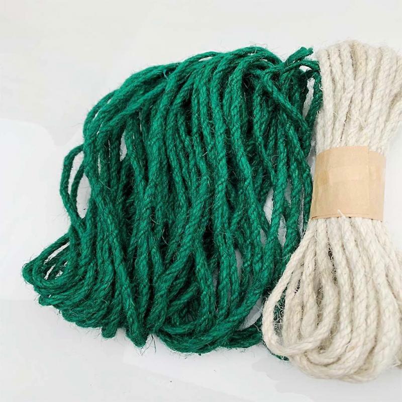 6mm Hemp Rope for Cat Tree Scratching Posts Thick Hemp Rope Cord DIY Multi-Purpose Thick Hemp Rope Cord