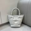New Sheepskin Cloud Bucket Bag Cross-border Pleated Handbag Fashion High-end Chain Single Shoulder Messenger Bag Bag Women