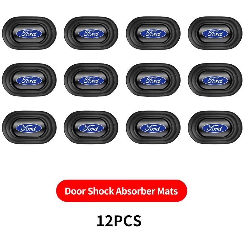 BBBB6 4/8/12pcs Car Door Shock Pad Anti Collision Stickers For Ford Fiesta Focus Fusion Explorer Escape Ranger Mondeo Transit GT
