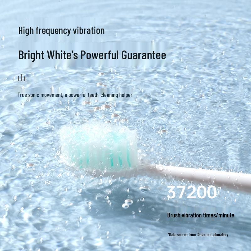 Cimarron ZR505P Smart Sonic Electric Toothbrush - Rechargeable, Soft Bristles, Fully Automatic for Adults and Couples.