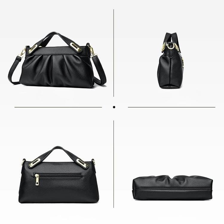Fashion Pleated Women's Handbag Shoulder Messenger Bag
