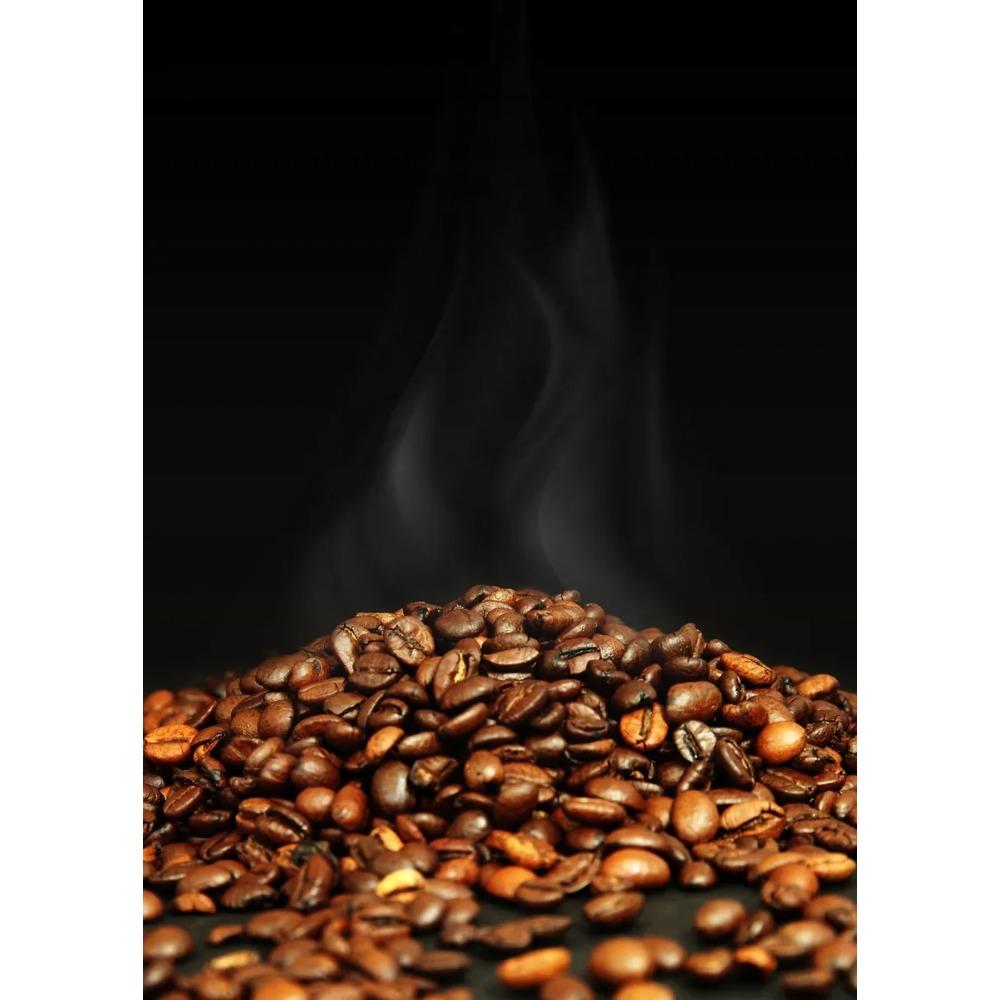 Coffee Cup And Beans Photograph Posters Delicious Coffee Latte Breakfast Prints Canvas Painting Wall Art Picture Home Room Decor