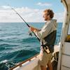 Hands-Free Fishing Rod Belt Holder Portable Waist Rod Holster for Spinning/Casting Rods Fits Most Belts for Shore & Boat Fishing