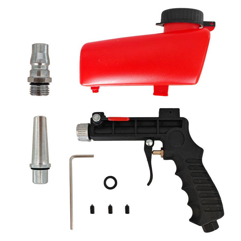 Portable DIY Gravity Feed Sandblaster Kit for Rust Prevention and Removal