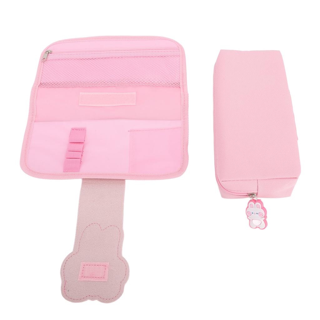 Large Pencil Case Canvas Detachable Portable Large Capacity Pencil Pouch Bag for School Office Colle