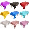 137cm*183cm Rose Gold Sliver Disposable Tablecloth For Birthay Wedding Party Decoration Birthday Partyneeds Home Decor