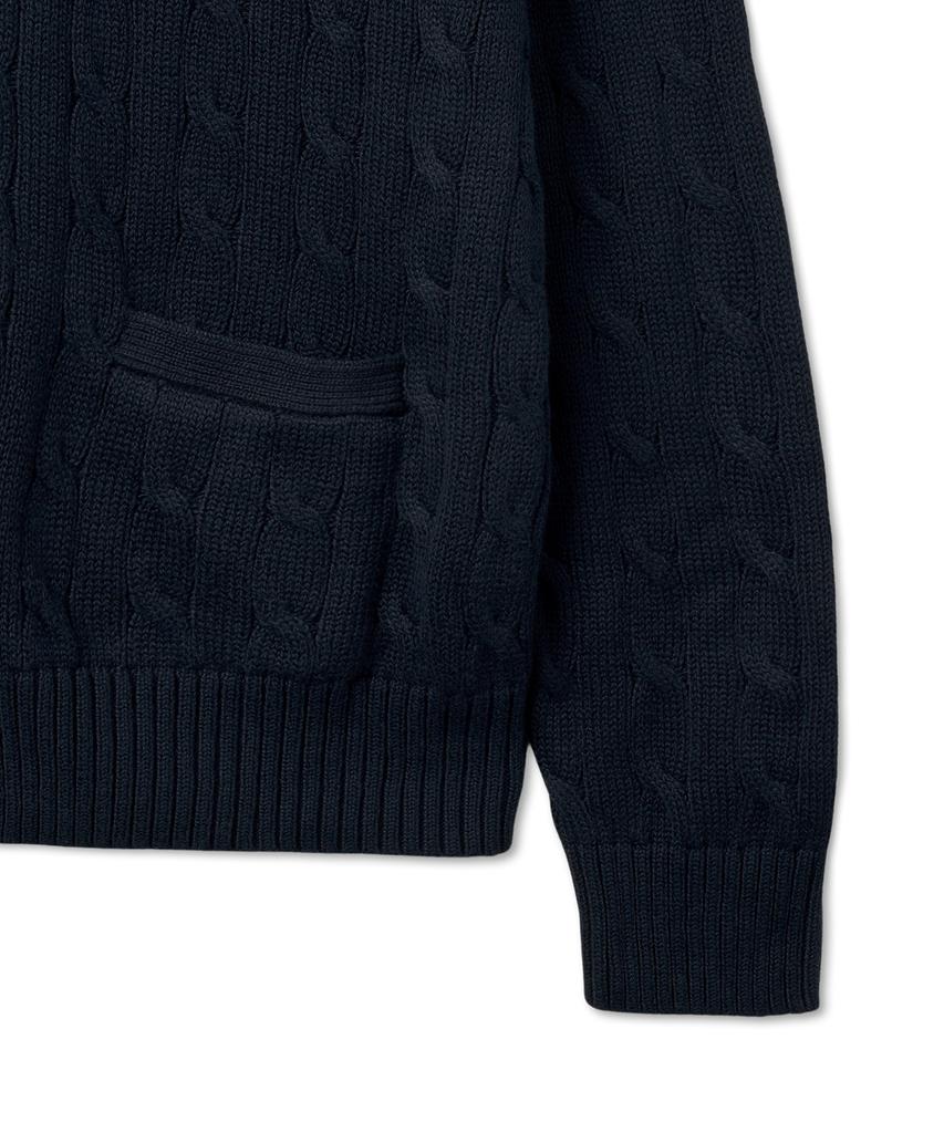 Polo Ralph Lauren Cable Knit Cotton Cardigan - Blue