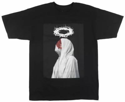 Vintage BLACK SCALE THORNED Cotton Short Sleeve Black Men T-shirt Unisex T-Shirt