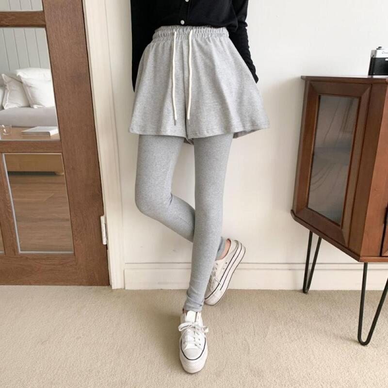 Women s Spandex Cotton Flare Leggings Set Bokashi