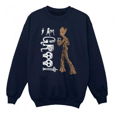 Mädchen Ich Bin Teenager Groot Sweatshirt