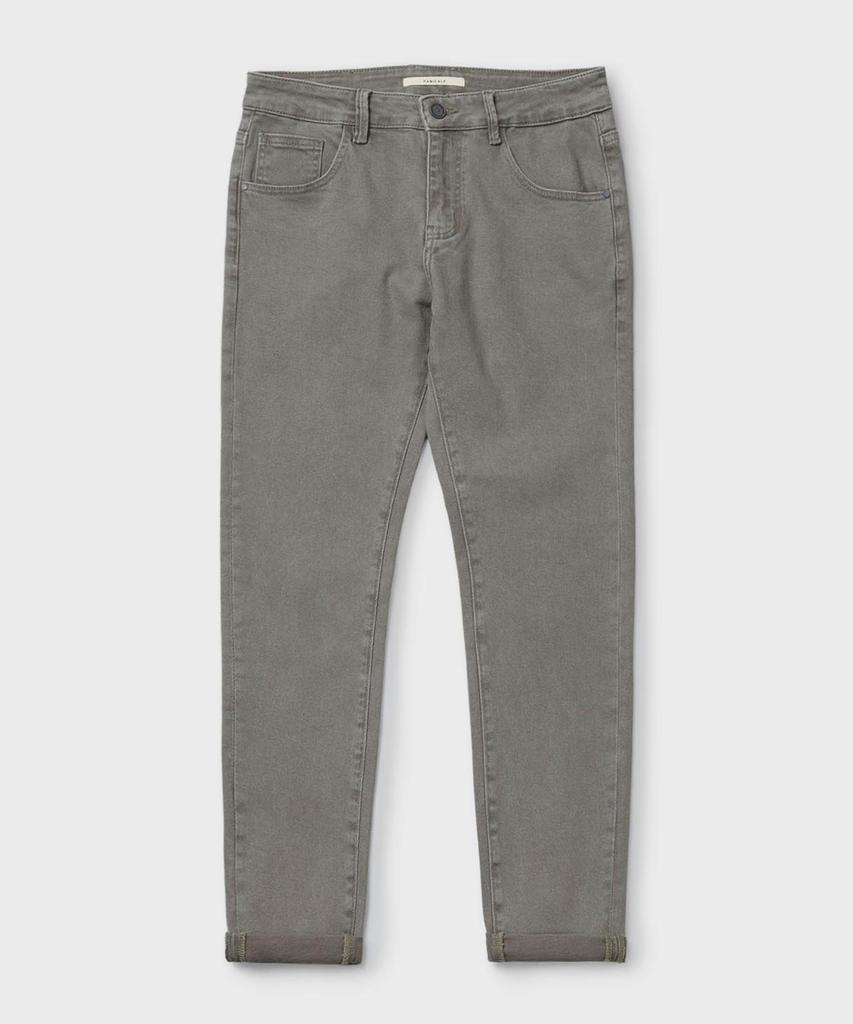PANICALE Slim Fit Cotton Denim Pants [3 Colors]