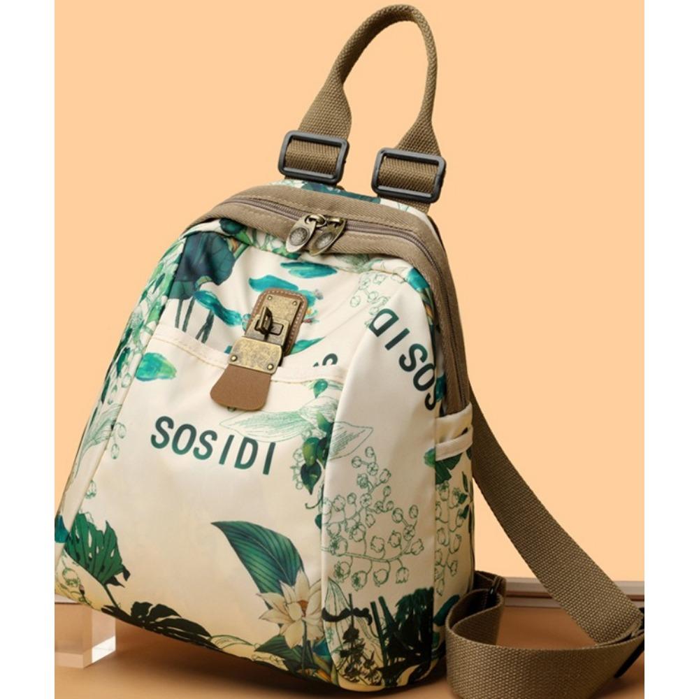 Zaino stampato alla moda nuovo zaino leggero zaino da viaggio scolastico multifunzionale di grande capacità