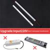 1-20pcs 0.5M AC220V V-type LED Corner Strip Lights 5W Wall Aluminum Profile Milky/Clear Cover Channel Cabinet Tube Bar Lighting