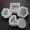 Epoxy Resin Hexagonal Crystal DIY Jewelry Box Silicone Mold Love Heart Storage Box Mold Brush Pot Resin Mold Jewelry Handcrafts
