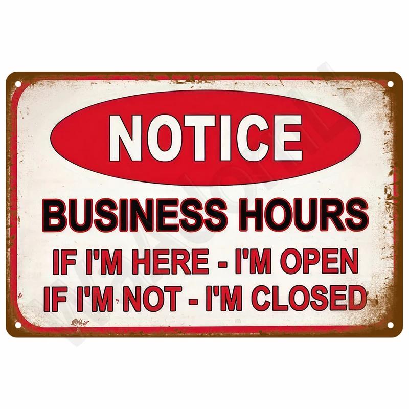 Do NOT ENTER WIFI Notice Warning Signs Metal Tin Sign Plates Bar Garden Wall Decor Crafts Decorative Tinplate Poster Plaques