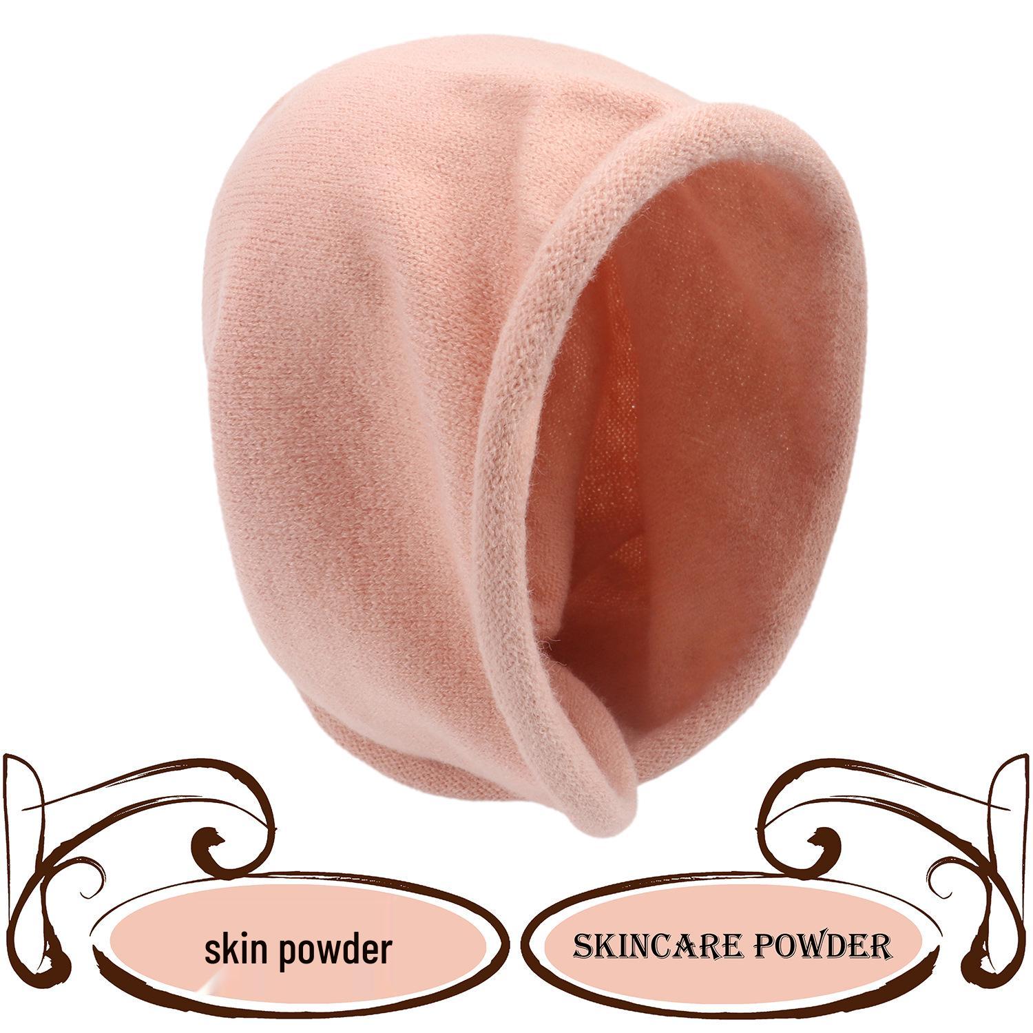 

Женский зимний комплект шарф и шапка: Имитация кашемира Вязаная шапка-пуловер Шарф розовый