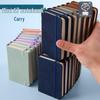 Mini A7 Pocket Diary: Compact Waterproof Leather Notebook