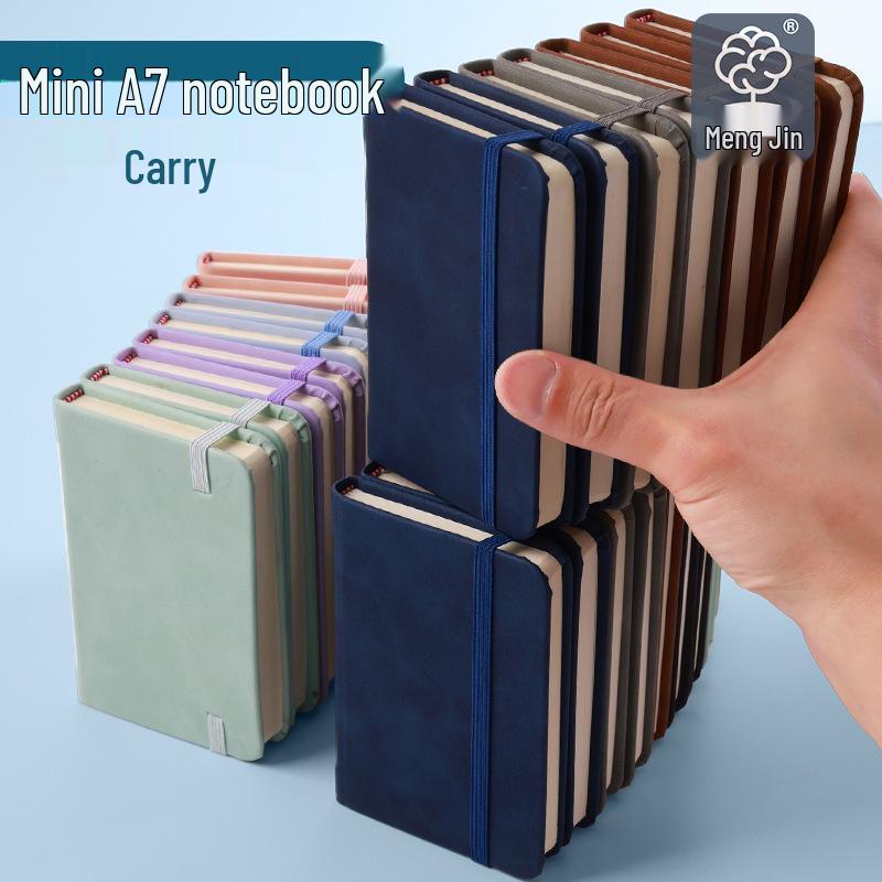 Mini A7 Pocket Diary: Compact Waterproof Leather Notebook