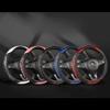 Three-dimensional Honeycomb Steering Wheel Cover  Durable Leather Cover with Anti-slip Linning Universal 14.5-15in