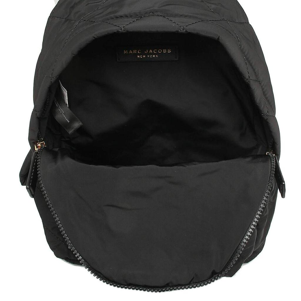 Marc Jacobs Quilted Nylon Mini Backpack Solid Color 001 (M0016679), Women's, Outlet, (1), Black.