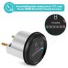Quartz Hour Meter, 12-36V DC AC Mechanical Round Hour Meter Waterproof Hour Gauge for Boat Auto Snowmobile Lawn Tractors Generators Car Truck Engine
