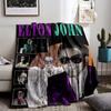 Pop Art Elton John Blanket for All Seasons Blanket Lunch Break Throw Gift