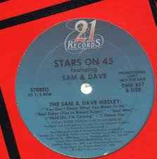 

12inch Record STARS ON 45, SAM & DAVE - The Sam & Dave Medley / Hold On 096871 21 Records 1985 US Soul/Funk Used