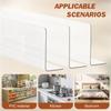 HOLIDYOYO Set Clear Divider 11 inches x for Supermarket Display Easy Gap Divider Boards 6-Piece L-Shaped Boards, 2.4 inches, Plastic, Shelving,