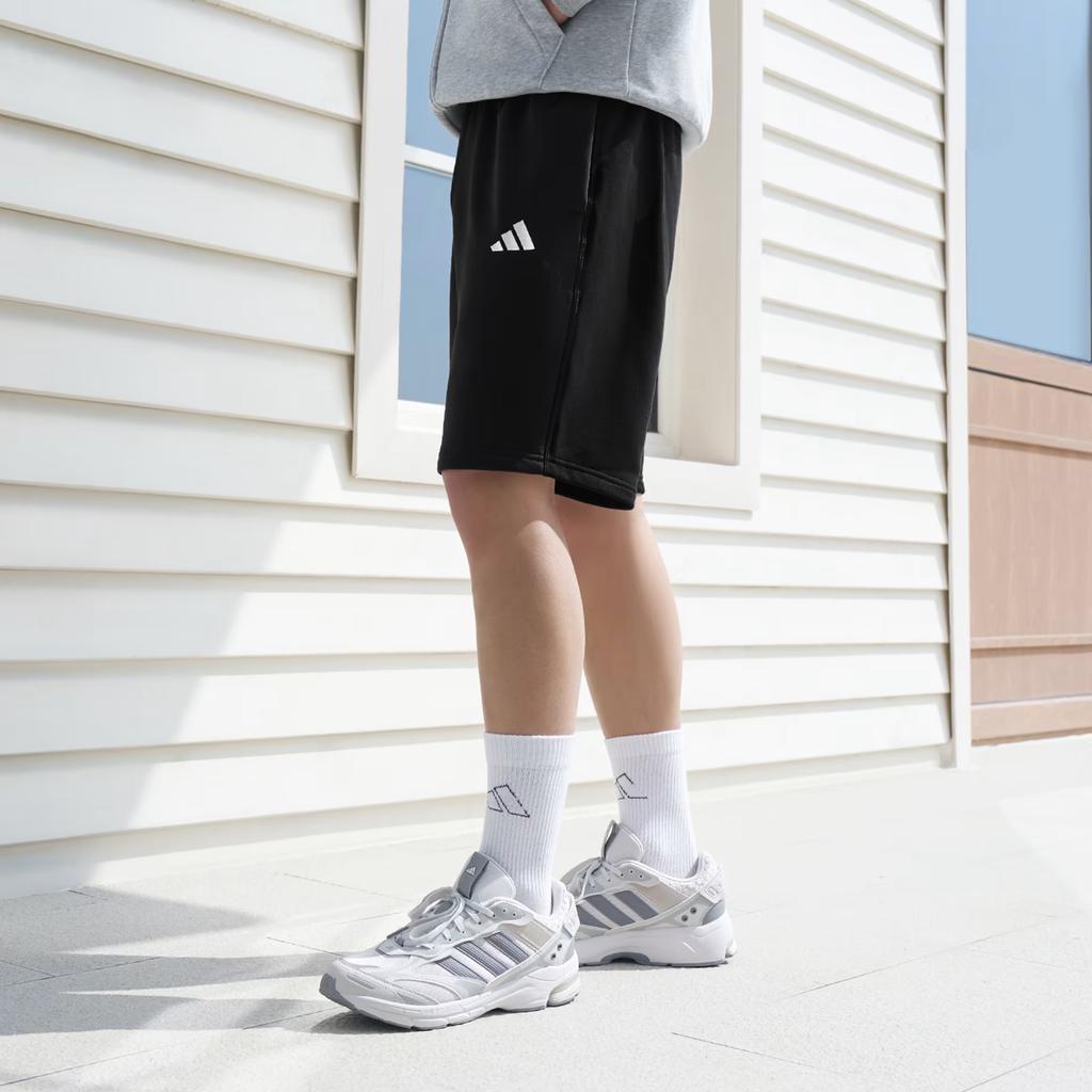 Adidas Sports Lifestyle Lace-Up Comfortable Solid Color Shorts Men shorts IB7051