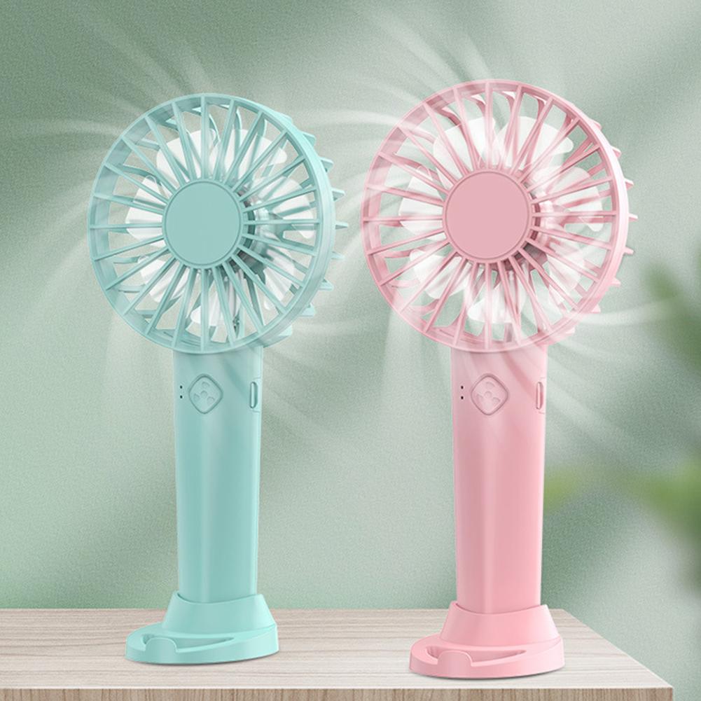 USB Rechargeable Mini Strong Wind Handheld Fan 3 Speeds Strong Wind Portable Fan For Travel Outdoor Home Office for Women Men
