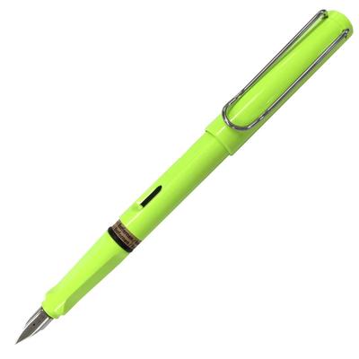Lamy Safari Fountain Pen EF Nib (Extra Fine) Neon Lime L43-EF Dual-Use (Converter Sold Separately) Special Production Item Authorized Import