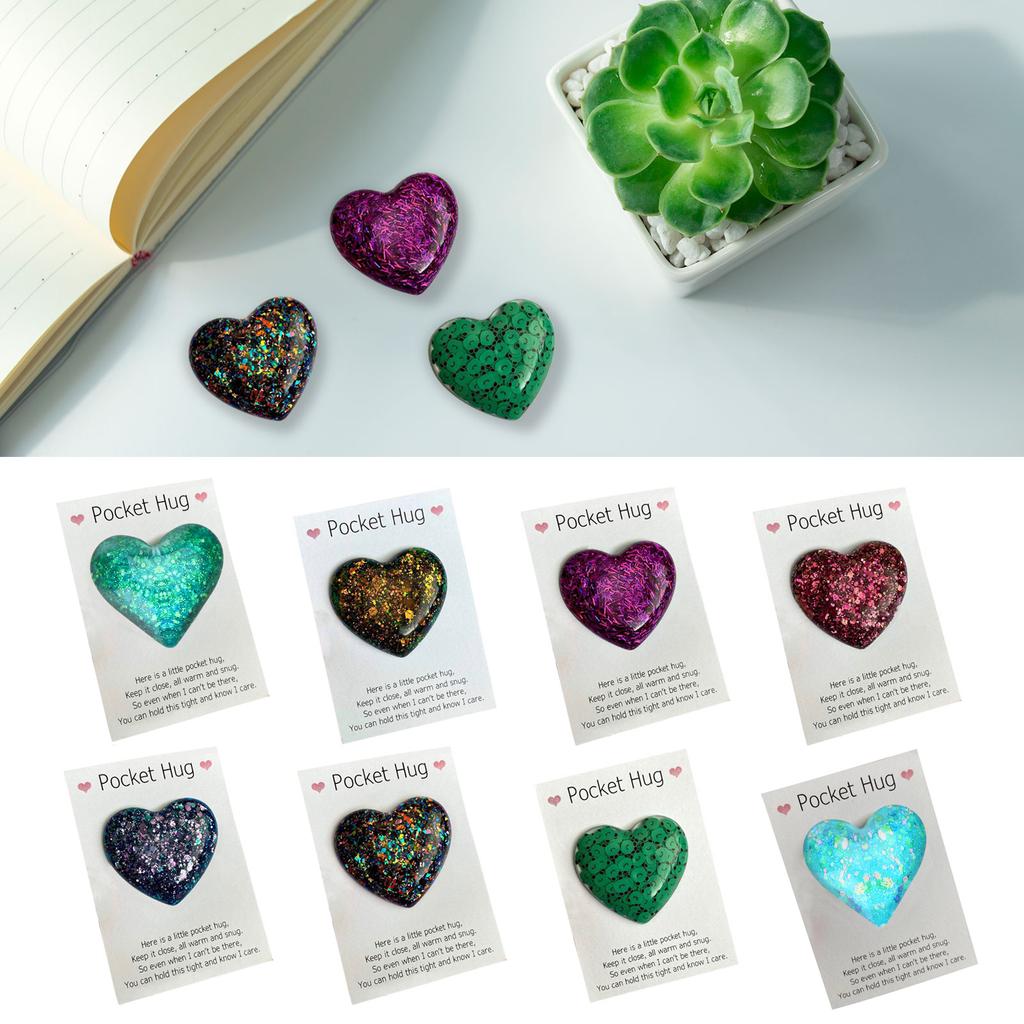 Pocket Hug Heart Token With Greeting Card Pocket Hug Cards Keepsake Gifts Hug Miss You Birthday Wedding Valentines
