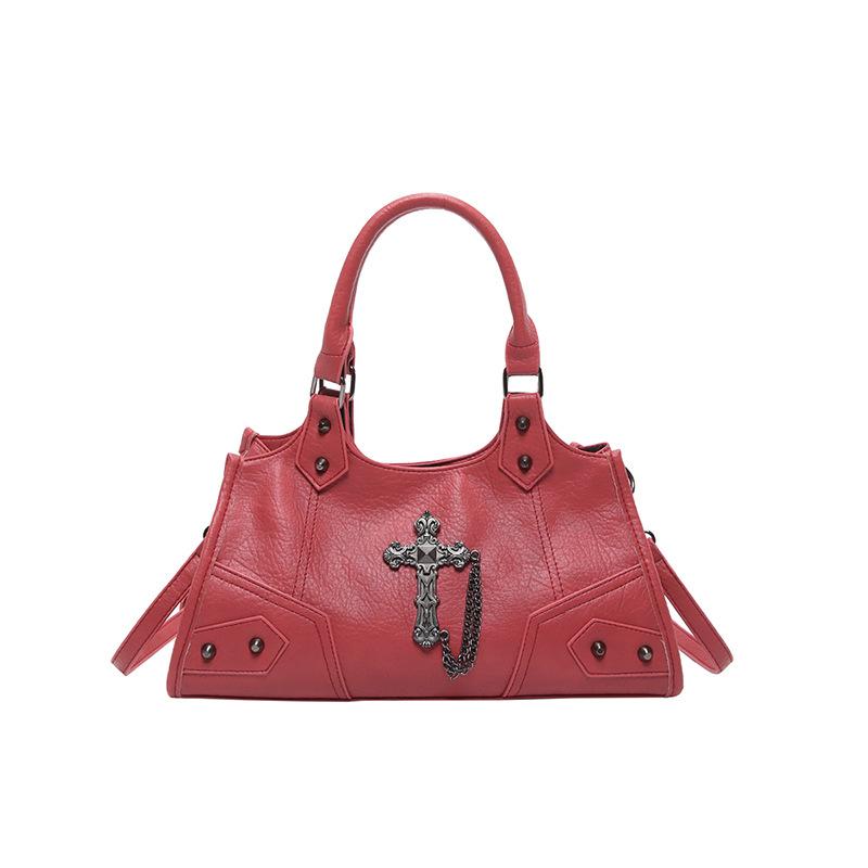 Textured Tote Bag, New Women's Handbag, Personalized Cross Shoulder Bag, Large-capacity Messenger Bag.