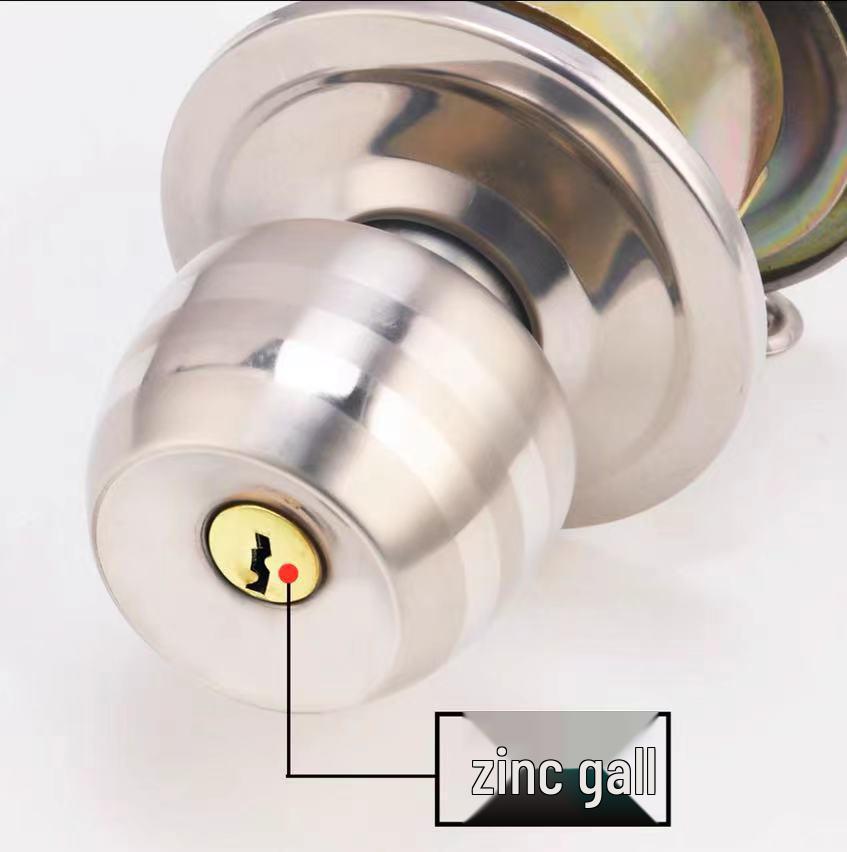 Universal Spherical Indoor Door Lock for Bedroom/Bathroom with Key