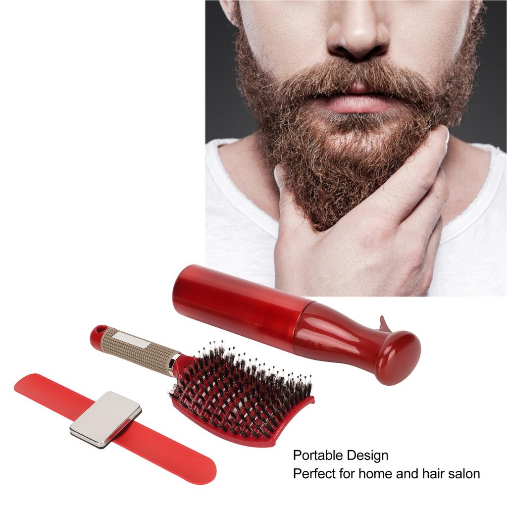 Detangling Curved Vent Brush Spray Bottle Hair Clip Pin Wristband Holder Beard Hair Styling Tool