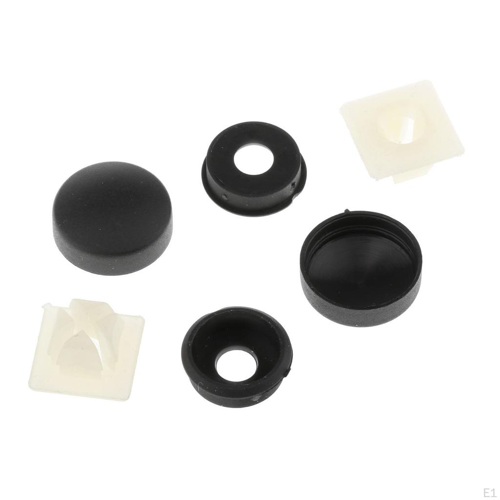 License Screws Fastener Set Stainless Steel Rattle-Proof