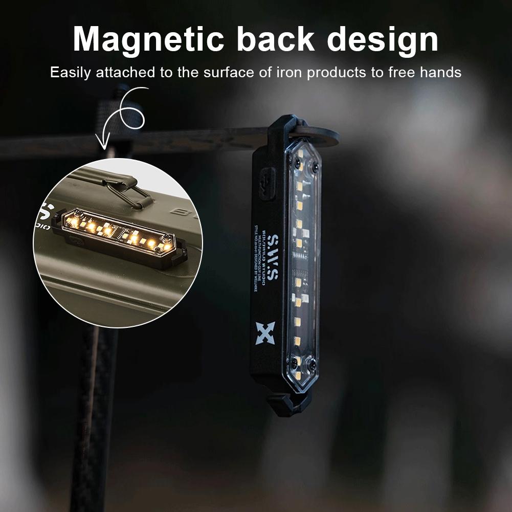 Tent Atmosphere Light Type-C Charging Tent String Lamp IPX4 Waterproof Wind Rope Decoration Light for Outdoor Camping Picnic