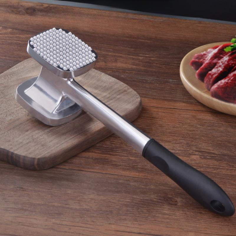 Large Meat Tenderizer Mallet Tool, Manual Hammer Pounder For Tenderizing Chicken Steak Pork&Veal, Non Slip Handle for Pounding