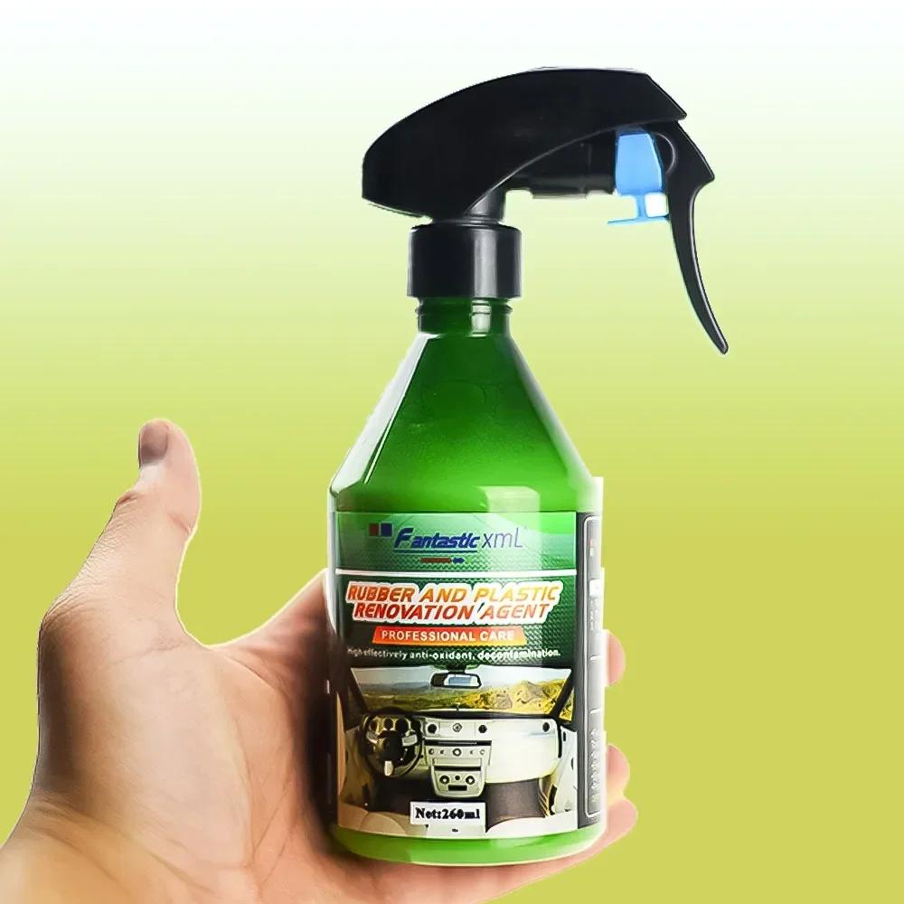 Plastic Restore Super Shine automobilio salono valiklis, neriebus, ilgai išliekantis, išlaiko blizgesį Auto detalizavimas Greita dangos apsauga