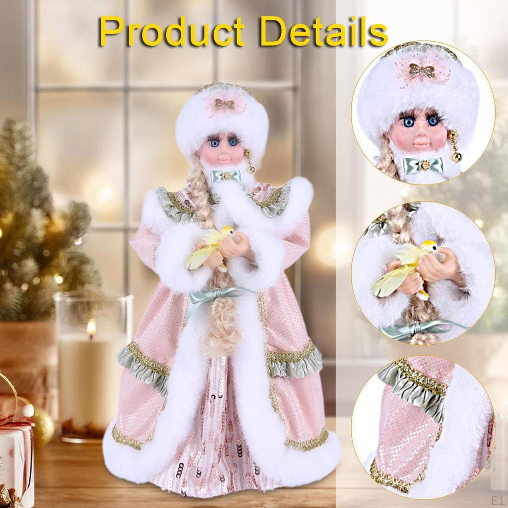 Vianočná bábika dievča figúrka figúrka socha, vianočná dekorácia, stolová ozdoba, na DIY