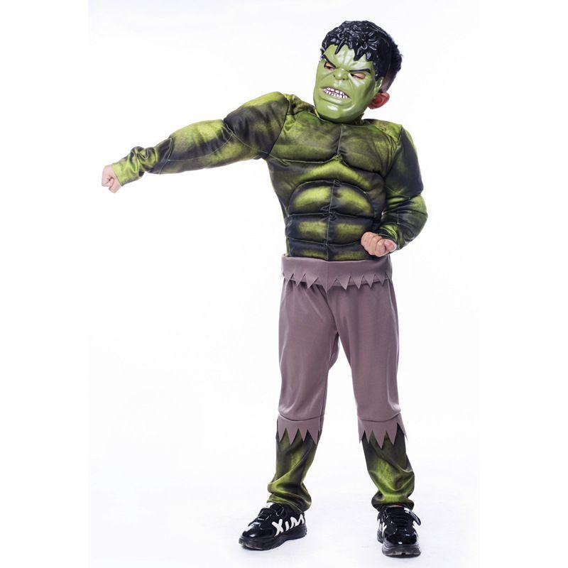 The Avengers Hulk Muscle Mask Costume For Boys Premium Quality Cosplay Outfit