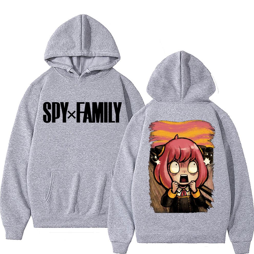 Japanese Anime Spy X Family Anya Forger Graphic Print Hoodie Harajuku Streetwear Unisex Women Unisexga Clothing Oversized Sweatshirt