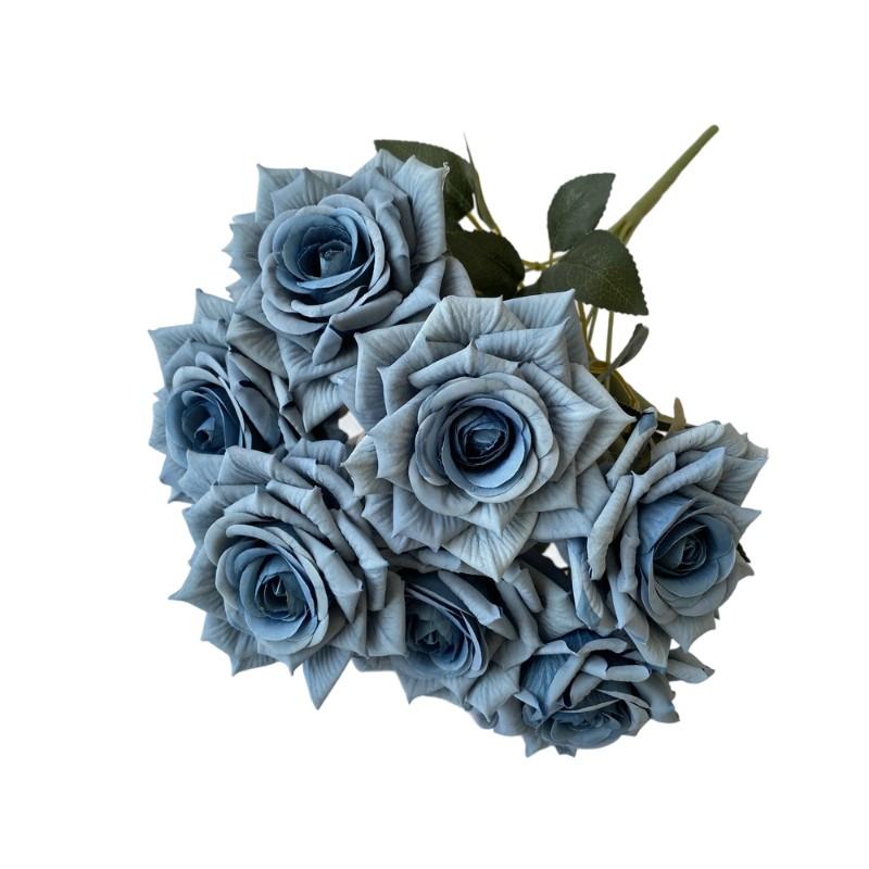 41Cm 7 Forks Silk Screen Rose Artificial Flower Wedding Living Room Decoration Road Guide Bouquet, Artificial Flower